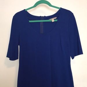 Banana Republic royal blue fitted dress